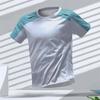 Herren T-Shirt Sommer Schnelltrocknend Atmungsaktiv Lässig Fitness Sport Kurzarm Rundhalsausschnitt Gym Sportbekleidung T-Shirt