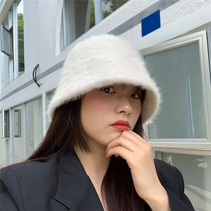 Rabbit Fur Hat Bucket Hat Fisherman Hat 