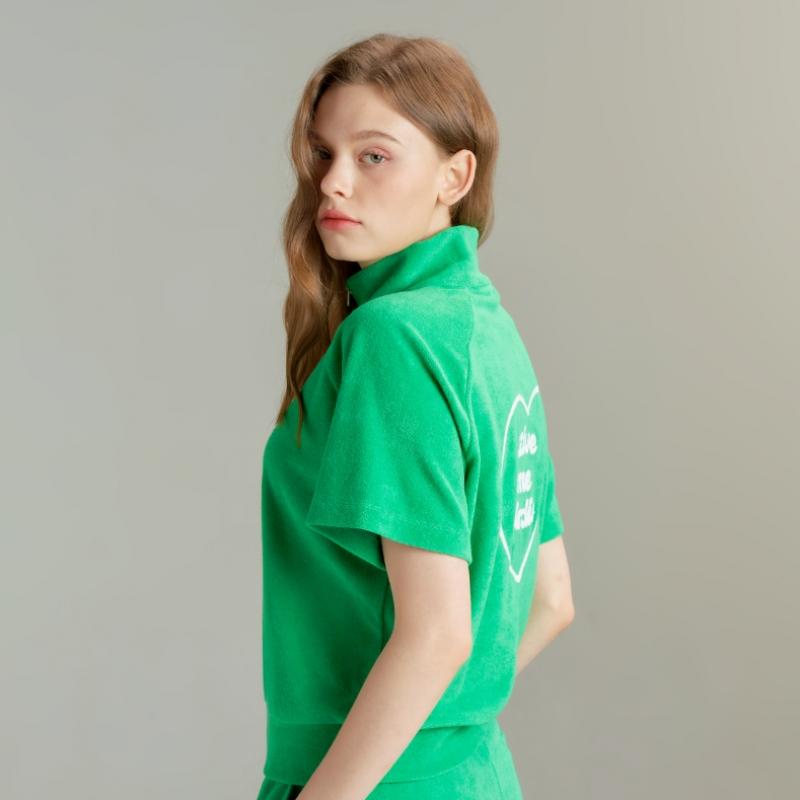 Goxo Terry Short Pants Green Give Me Buddy