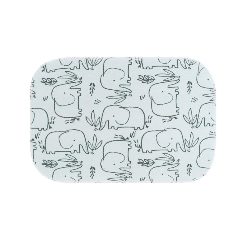 Gentle Baby Burp Cloth Comfortable Cotton Drooling Towel Print/Solid Color Multipurpose Nursing Essential