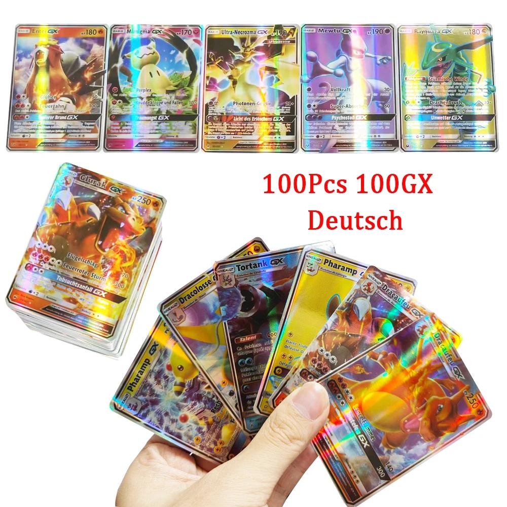 60-100Pcs New English French Spanish Pokemon Cards GX MEGA EX TAG TEAM Vstar Game Battle Card Hot Sale Collection Card Kids Children Gift Present