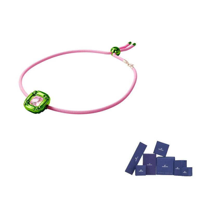 Swarovski Dulcis Minimalistisches Rosa Halsband Damen Halskette 5601585 Box (Random Color) pink