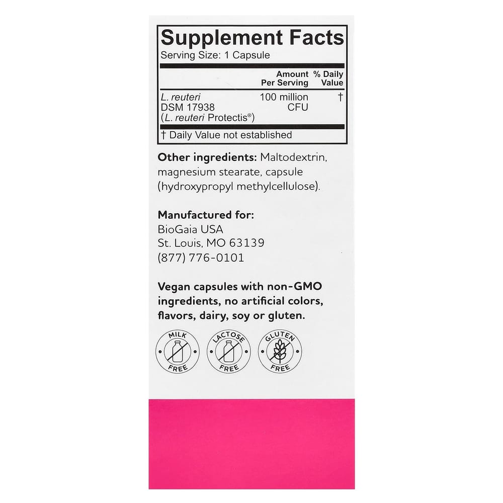 BioGaia Protectis MUM Probiotikum für Schwangere & Säuglinge Kapseln, 30 Stück