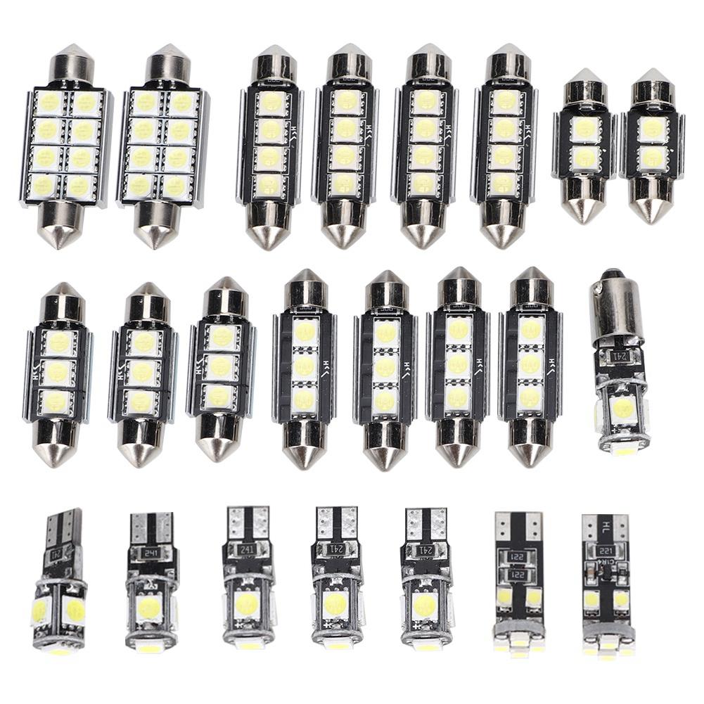 6500K 150LM 12V T10 SMD LED White Light Bulb for Car Reading Lamp (23pcs)