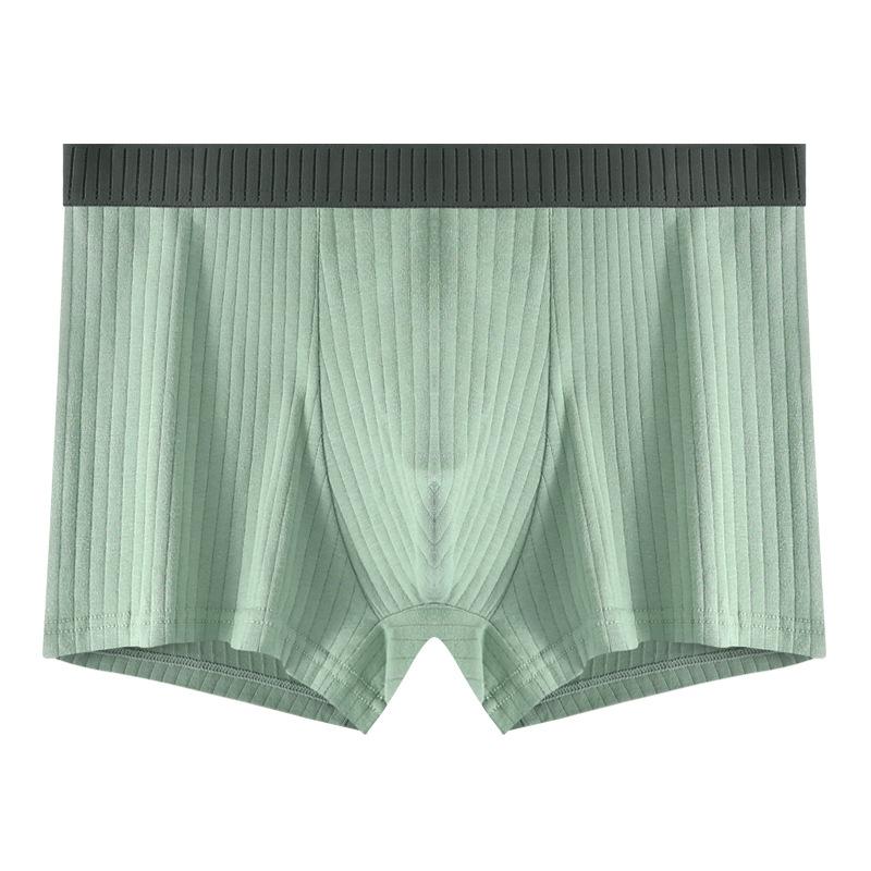 7 PCS Men's Underwear Men's Pure Cotton Four-corner Pants Cotton Antibacterial Crotch Teen Boys Trend Personalized Boxer Shorts