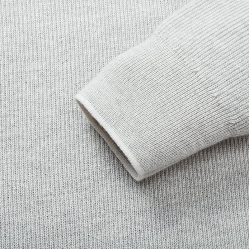 Joeone Men's Turn-Down Collar Wool Blend Sweater