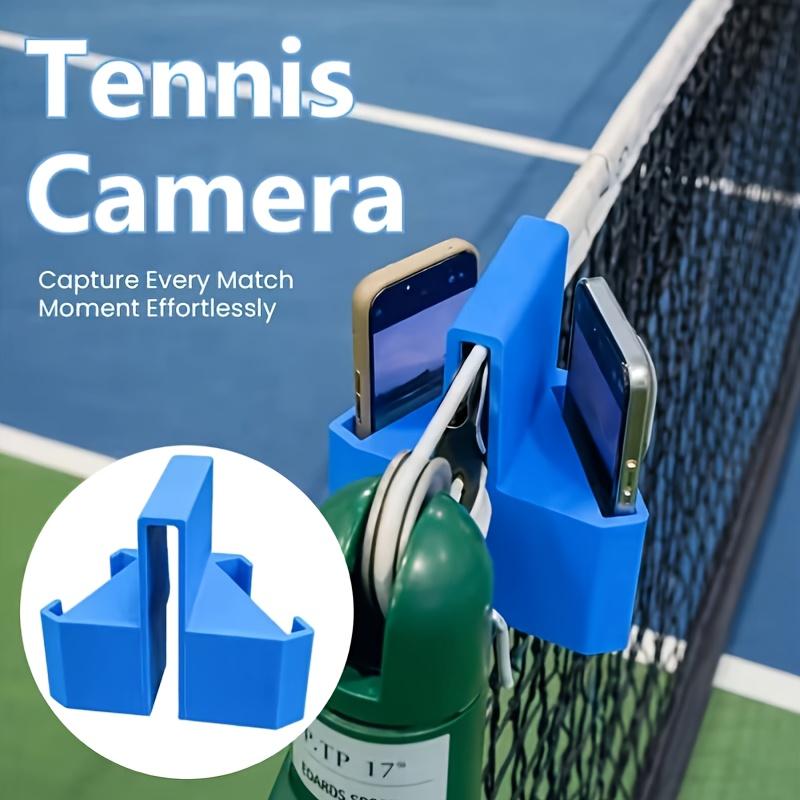 A Tennis Phone Holder That Can Accommodate Two Devices - Perfect for Athletes To Analyze Their Performance
