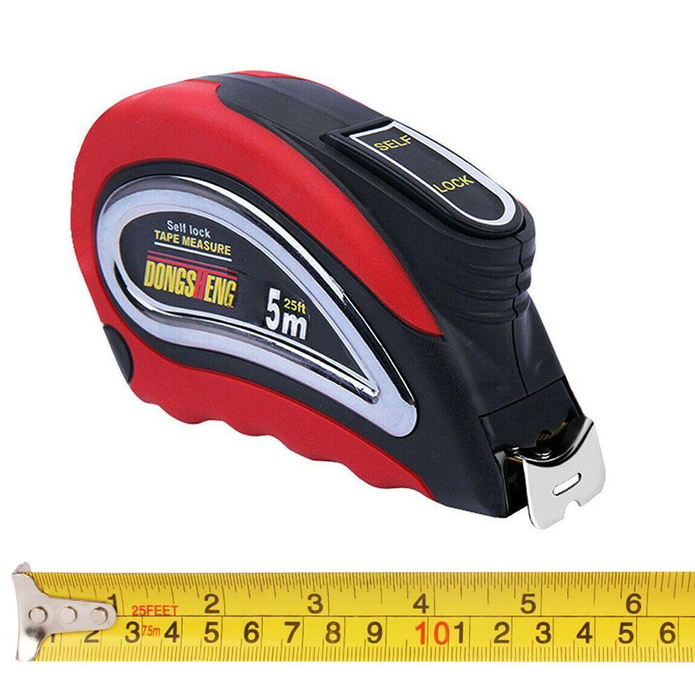 Portable Self Lock Inch Metric Steel Tape Measure Measuring Steel Tape Tape Measure 3/5/7.5m