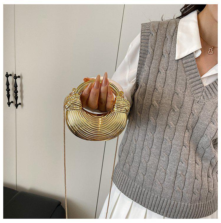 Korean Style Trendy 2025 Acrylic Woven Women's Crossbody and Shoulder Evening Bag