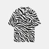 Women's Flowy Summer Shirt with Zebra Print