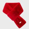 molliolli MING fur muffler [red]