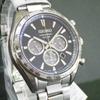 SEIKO SBPY183 Solar Chronograph Navy Dial 10 ATM Water-Resistant Watch Men's