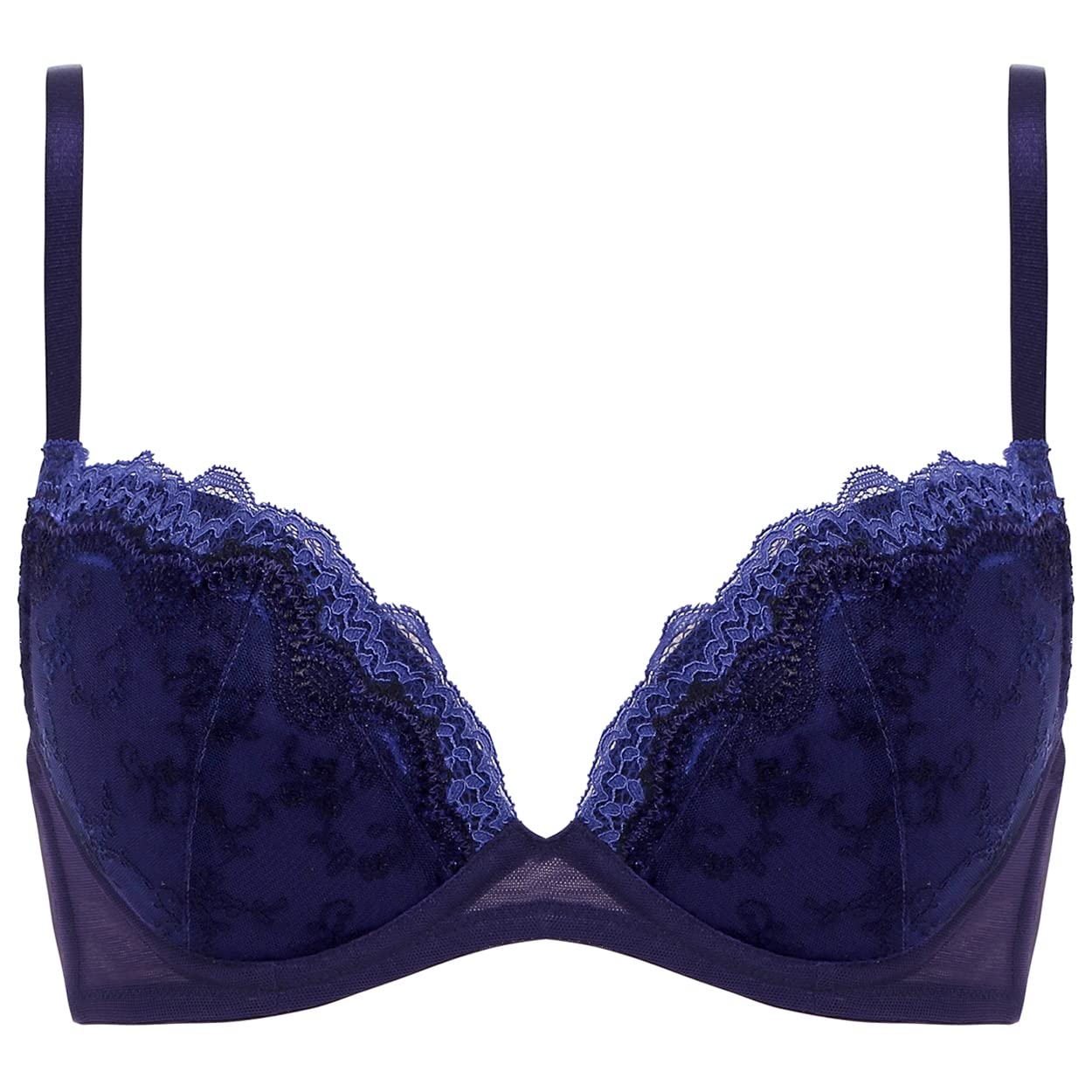 

Комплект бюстгальтер и трусики AMOSTYLE BY Triumph Коллекция Entry M008 D70 Пуш-ап & (Рококо Чувство) Женский (синий)