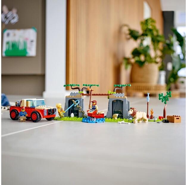 LEGO Oraș 60301 Vehicul de salvare a animalelor sălbatice