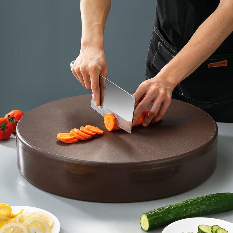 Jingchengwen Round PE Plastic Commercial Cutting Board