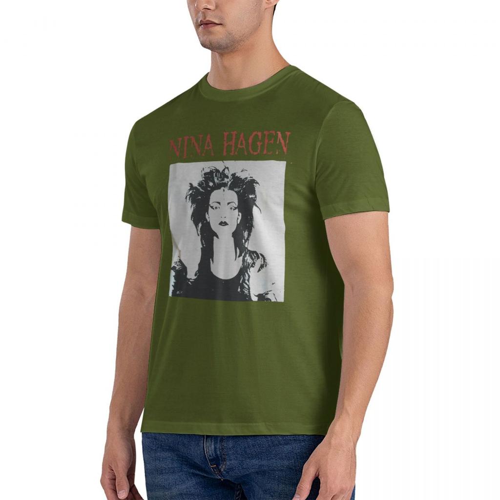 2024 Men Women Round Neck NINA HAGEN SHIRT poster cd siouxie and the banshees slits punk ALL SIZES S-6XL