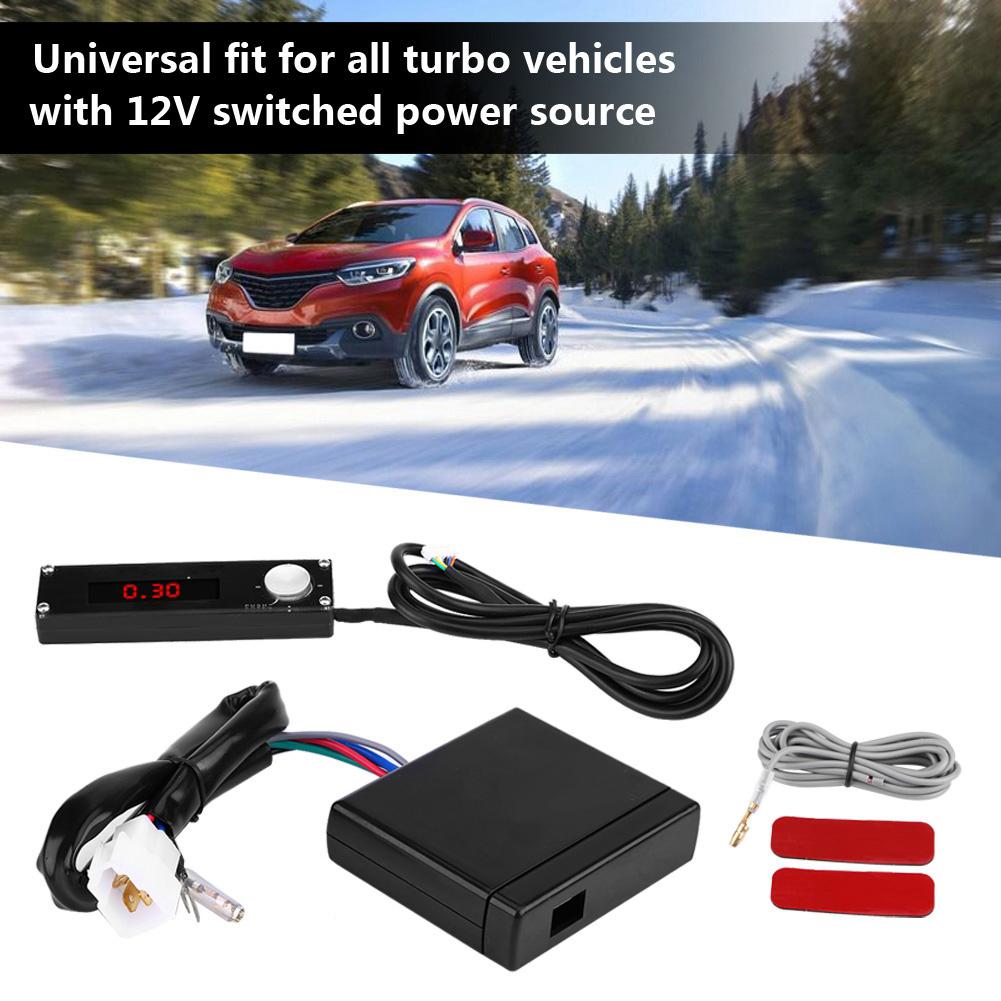 12V Car Universal LED Digital Display Turbo Timer Turbine Protection Device Time Retarder(#1)