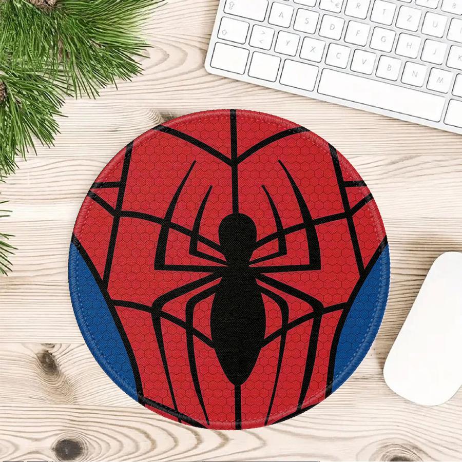 rubber 1pc Mouse Pad office Pad Computer Laptop Pad Keyboard Mouse Pad Desk accessories Game Console Pad Black Spider Design