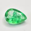 ZAMBIAN Natural Green Emerald 9 Ct Pear Shape CERTIFIED Loose Gemstone