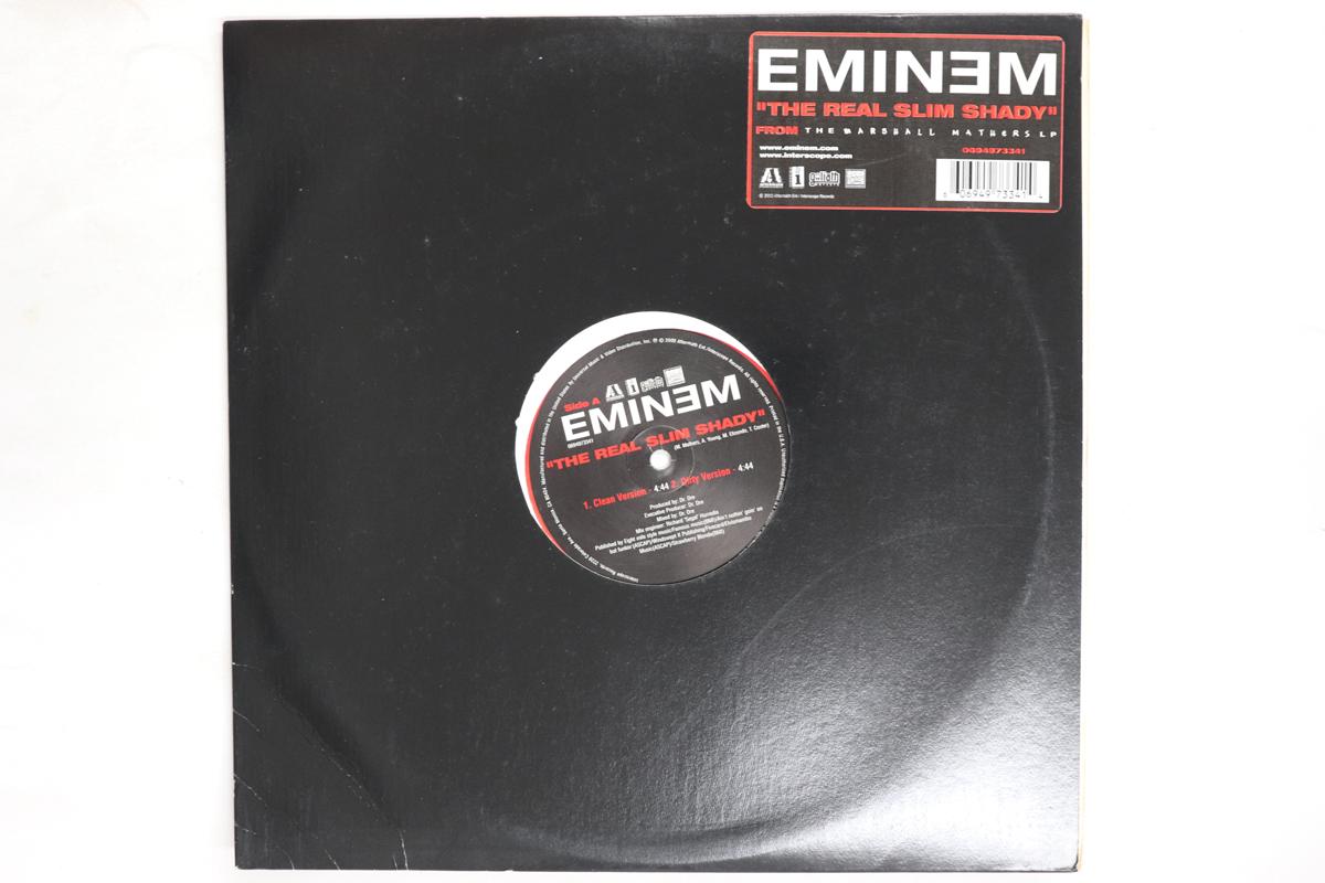 

12inch Record EMINEM Real Slim Shady 0694973341 AFTERMATH 2000 US Rap HipHopRB Used