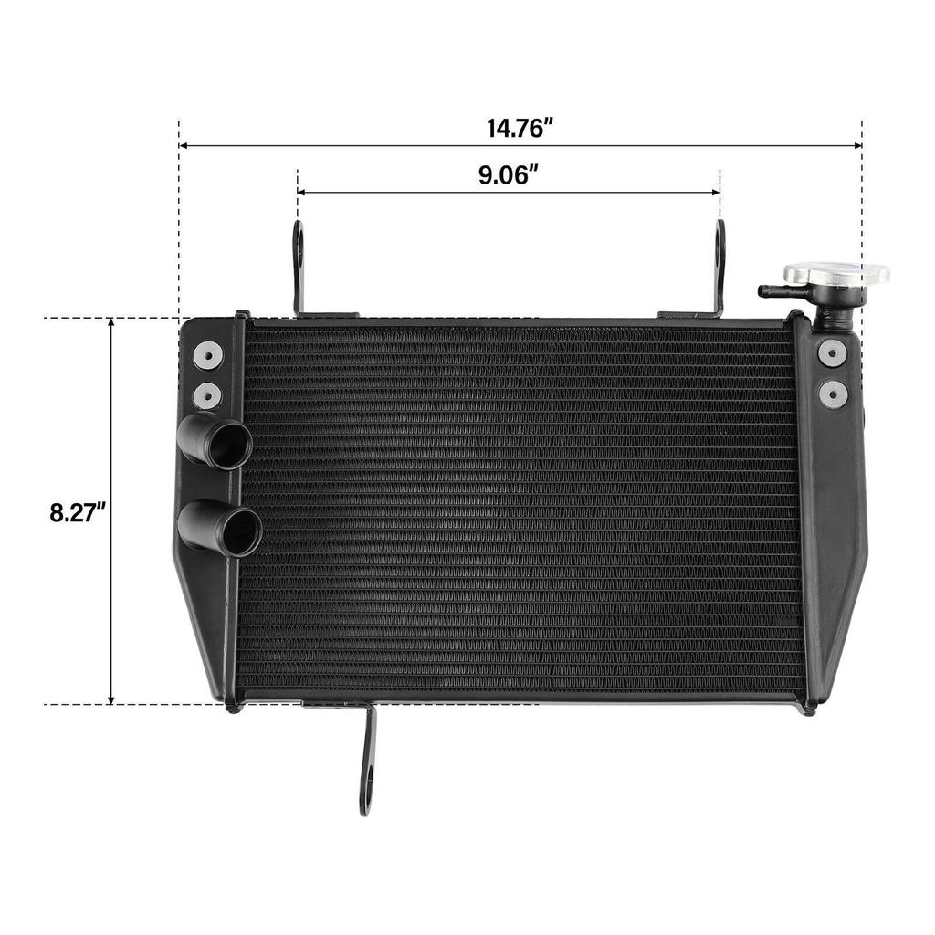 Kühlerbaugruppe für Ducati Hypermotard 821 (2013-15) & Hypermotard 939 (2016-17).