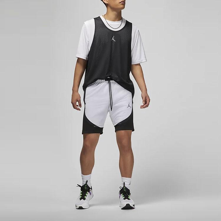 Jordan Logo Tape Colorblock Casual Shorts Men Bottoms Gray DM1830-100