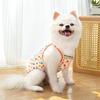 Durchsichtige Netz-Hundeweste Atmungsaktive Sommer-Haustierweste Niedliche Erdbeer-Punkte-Designs Hundetanktop Ärmelloses T-Shirt für Kleine Hunde Katzen