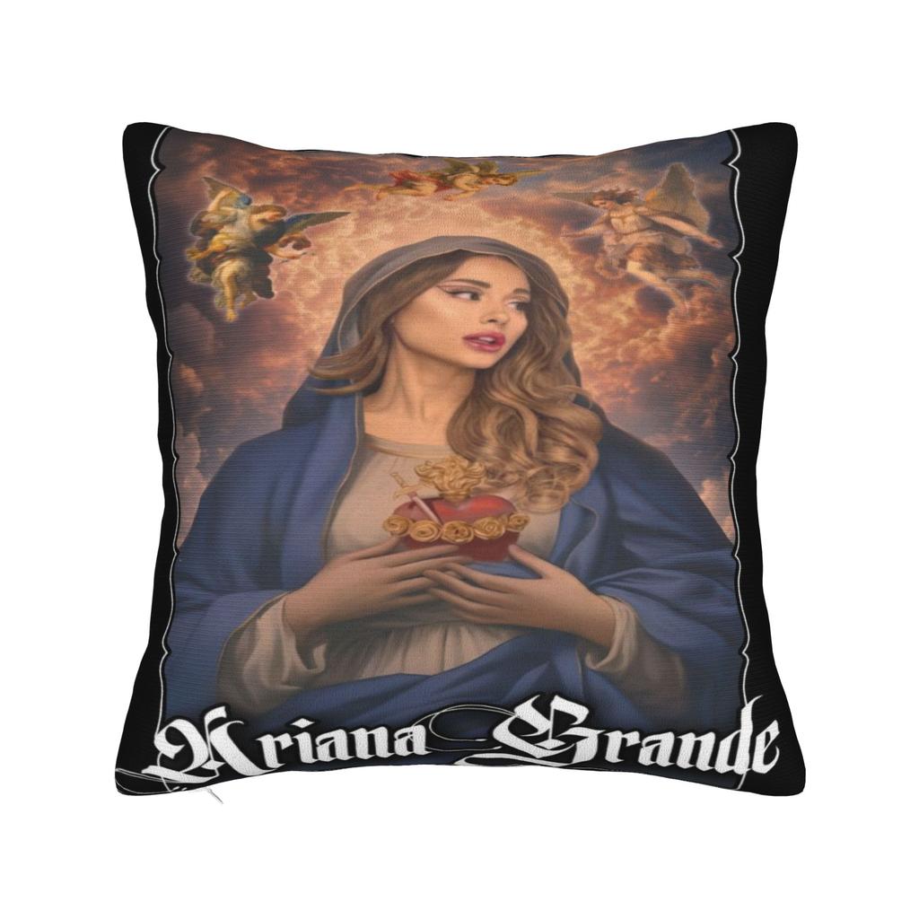 Ariana Grande music singer fan gift Pillowcase Cushion Cover Pillow Covers Soft and Sweet Home Decor Zippered Multiple Sizes