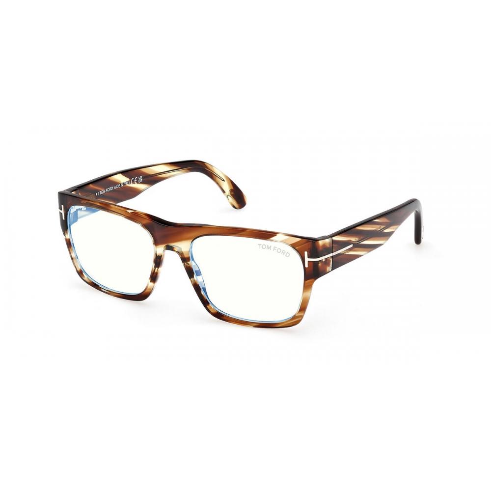 

Tom Ford Ft6035 B Blue Light Block 055 Men Eyeglasses Yellow Brown/55-17-140