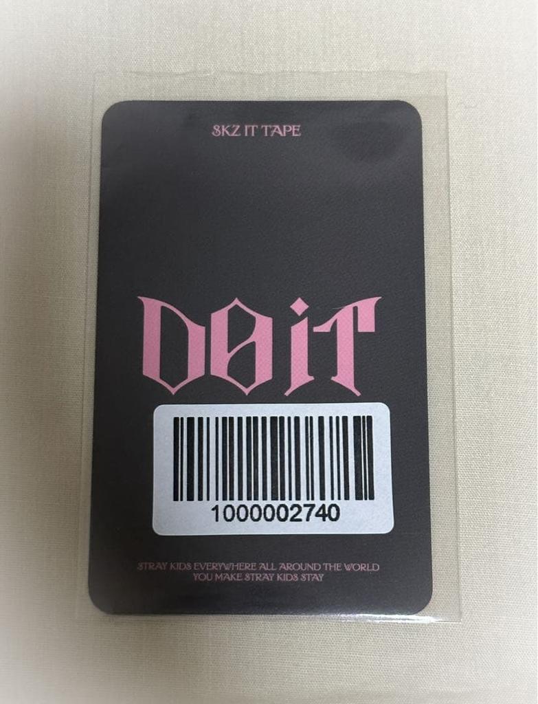 [USED] StrayKids/Bang Chan/DoiT/Trading Card/FANS/Bonus/SKZ