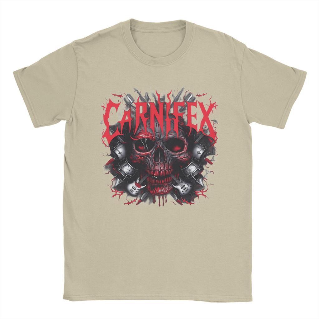Unisexs Carnifex Band T Shirt  Pure Cotton Clothing Cool Short Sleeve O Neck Tee Shirt New Arrival TShirt