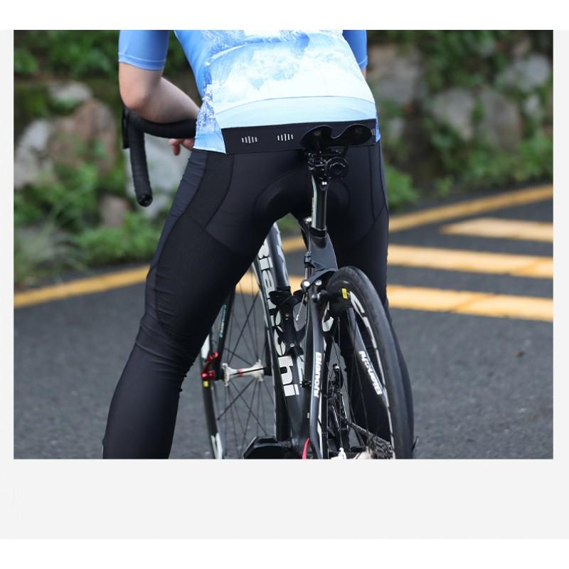 Mens Cycling Pants Breathable Mountain Bike Shorts Riding Gear Black Spandex M