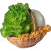 Chinese Tea Pet Cabbage Ornament Feng Shui Wealth Attract Decor Lucky Figurine Office Desk Home Tabletop Decoration Craft Gift
