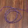 Natural Stone Amethyst Beads 2/3/4/mm Round Smooth Beads For Jewelry Making DIY Earrings Bracelet Necklace Accessory
