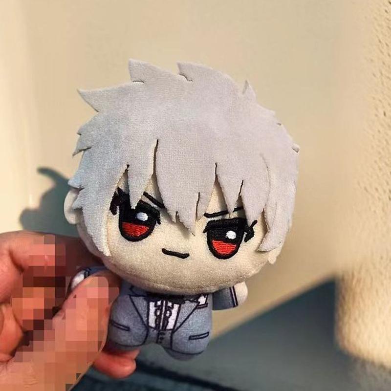 Cute Anime Girl Plush Keychain 10cm Backpack Pendant Stuffed Doll Gift
