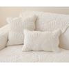Autumn and Winter New Sofa Cushion Crystal Velvet Embroidered Sofa Cushion Winter Thickened Warm Modern Simple Non-slip Cushion