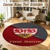 Round Rug Custom NameVfB Stuttgart FC Pattern Non Slip Carpet Home Floor Decor