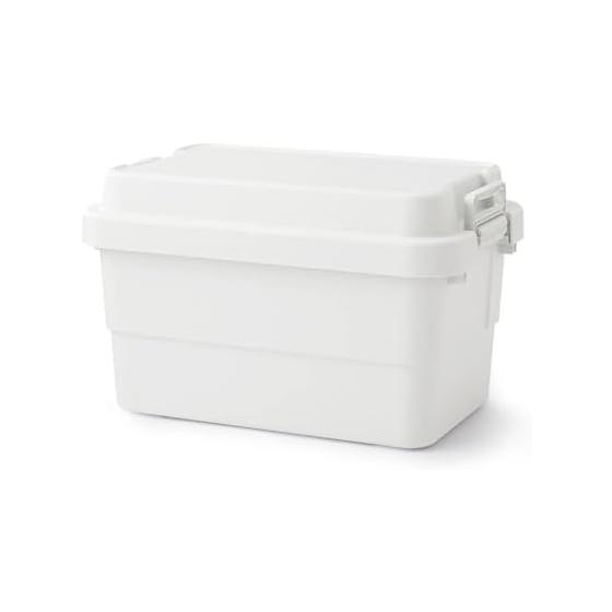MUJI [Set of 4] Recycled Polypropylene Sturdy Storage Box White Gray Large 84394331 Costume Case Storage Case Storage Box
