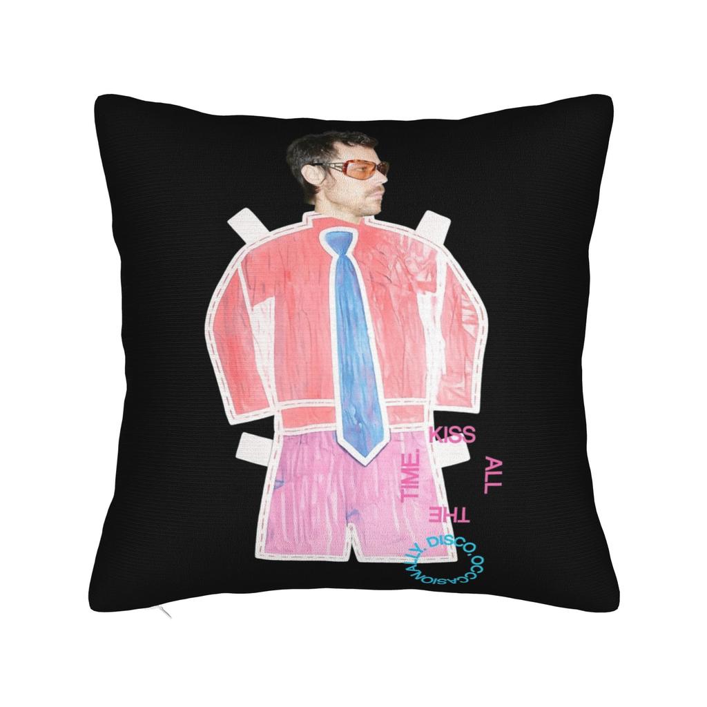Harrys Styles Kiss All the Time Disco Occasionally Pillowcase Soft Cushion Cover Decorations Aperture Throw Pillow Case Cover
