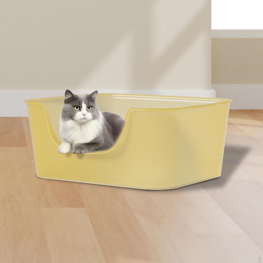 Cat Litter Box for Kitten Indoor Cats Potty Toilet Sifting Tray Sandbox