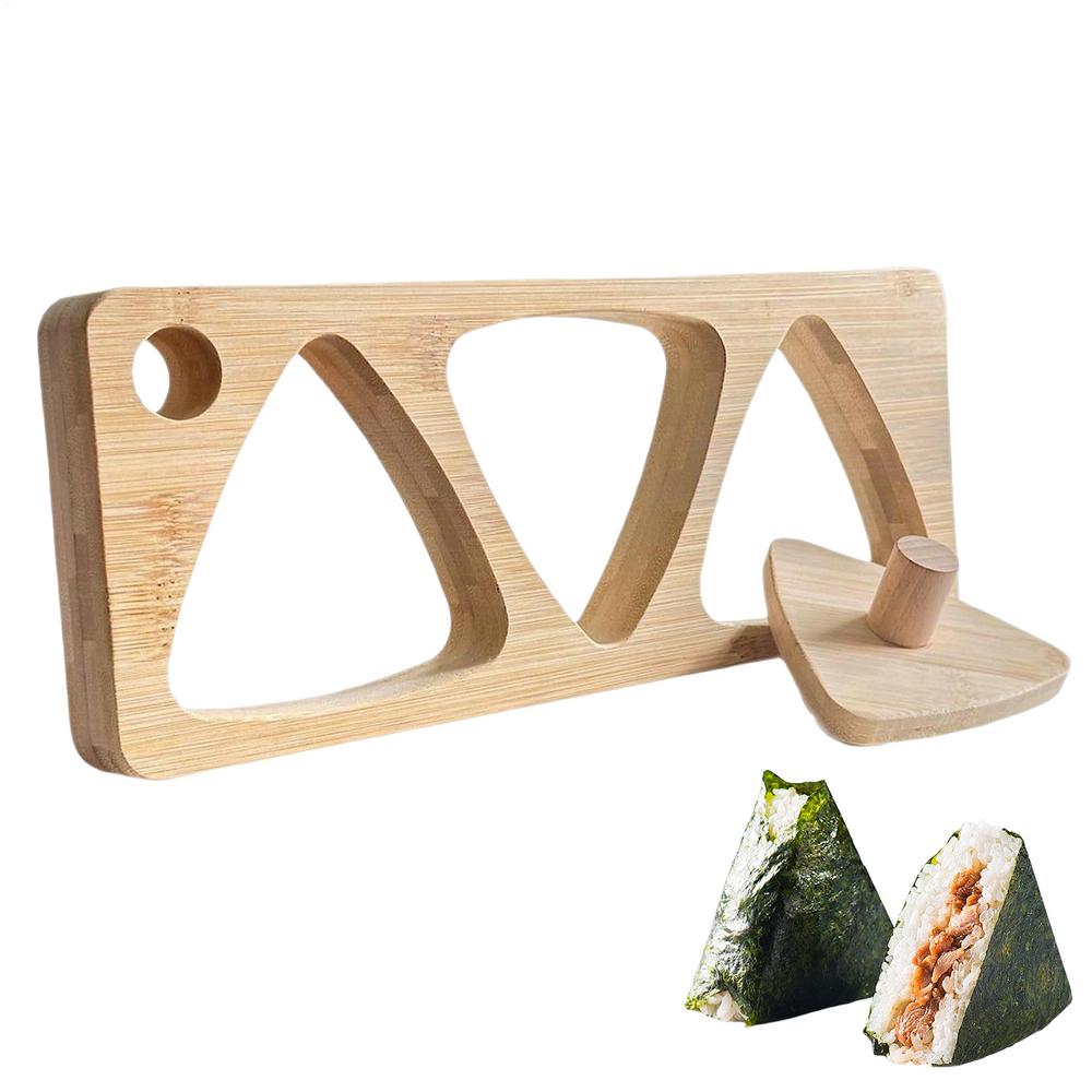 

Riceball Mold Japanese Non Stick Triangle Sushi Press Triangular Rice Ball Sushi Mold For Home Picnic Lunch DIY Meal Prep