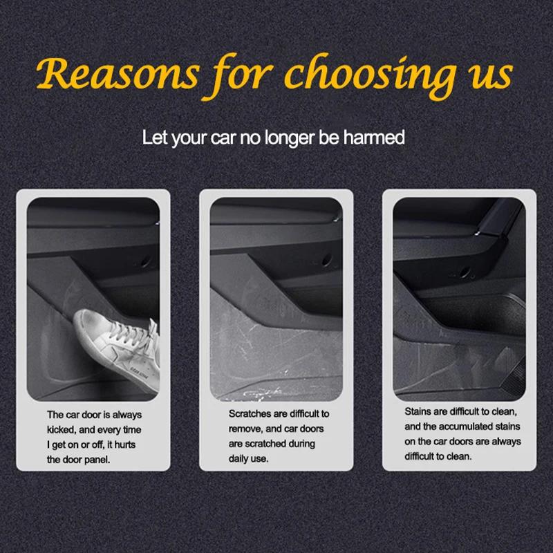 Car Door Anti Kick Pad Protection for BAIC X7 2020 2026 2026 2026 Auto Anti-Dirty Anti-Collision Interior Stickers Accessories