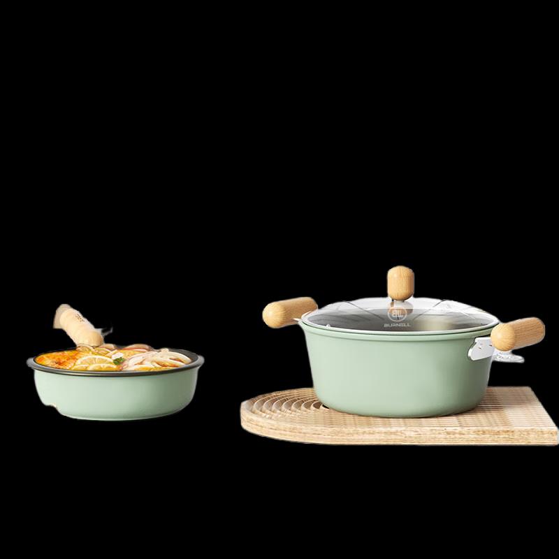 BURNELL 2-Piece Frying Pan & Cookware Set