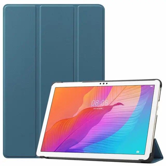Чехол для Huawei Matepad T10, чехол AGR-W09/L09 Matepad T10S AGS3-L09/W09, ультратонкий чехол с магнитной подставкой для планшета 10,1 дюйма темно-зеленого