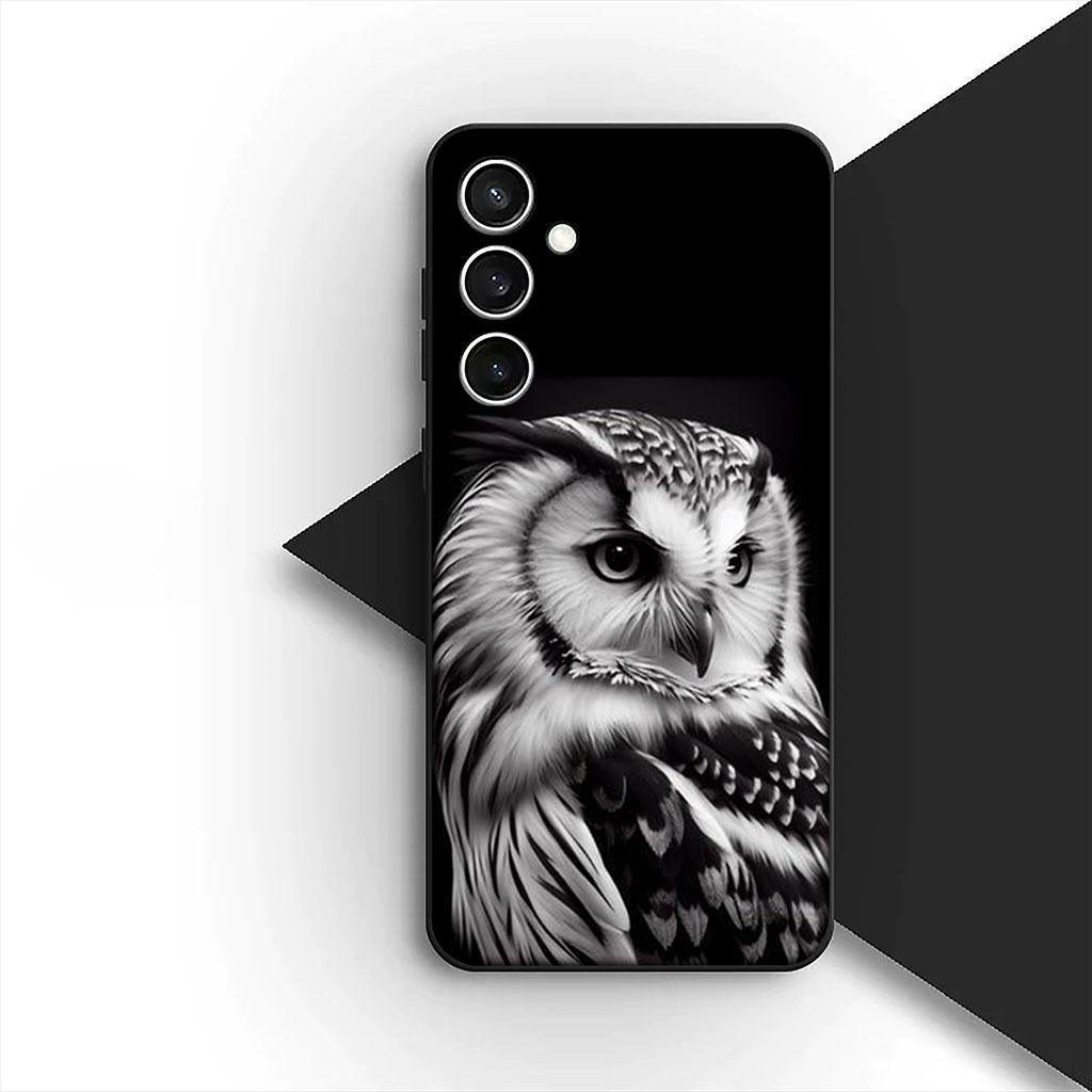 Wallpaper Owl Bird Silicone Phone Cover for Motorola Moto G86 G57 E14 E15 G14 G34 G35 G84 G24 A54 G15 Power E22 Soft Case