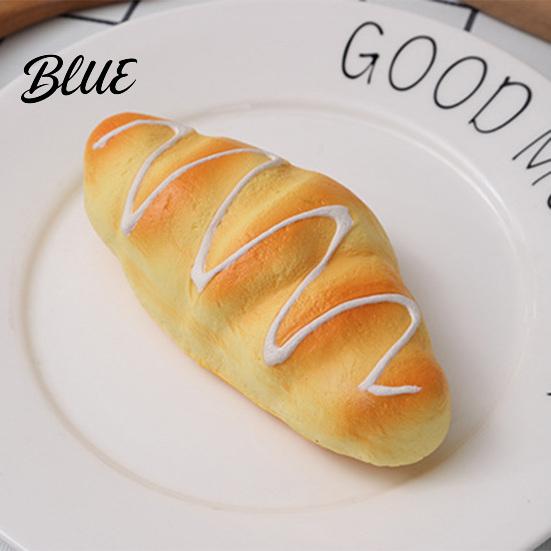 Slow Rising Squeeze Toy Simulation Bread Stress Relief Pineapple Bun Baguette Croissant Toast Sensory Decompression Realistic Food Fidget Simulated