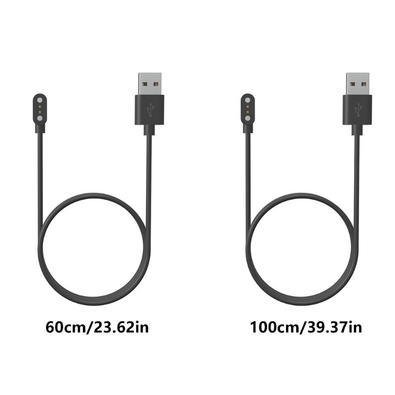 Quality Magnetic Charging Cord Watch Charger Cord For RS5 Smartwatch Reliable Two Points Connection 60cm/ 100cm