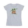 STAR WARS Womens/Ladies The Mandalorian Grogu Snacks Meme Cotton T-Shirt