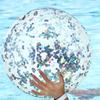 1 Stück Aufblasbarer Strandball PVC Pailletten Bal Sommer Strand Schwimmbad Party Wassersport Spaß Zubehör