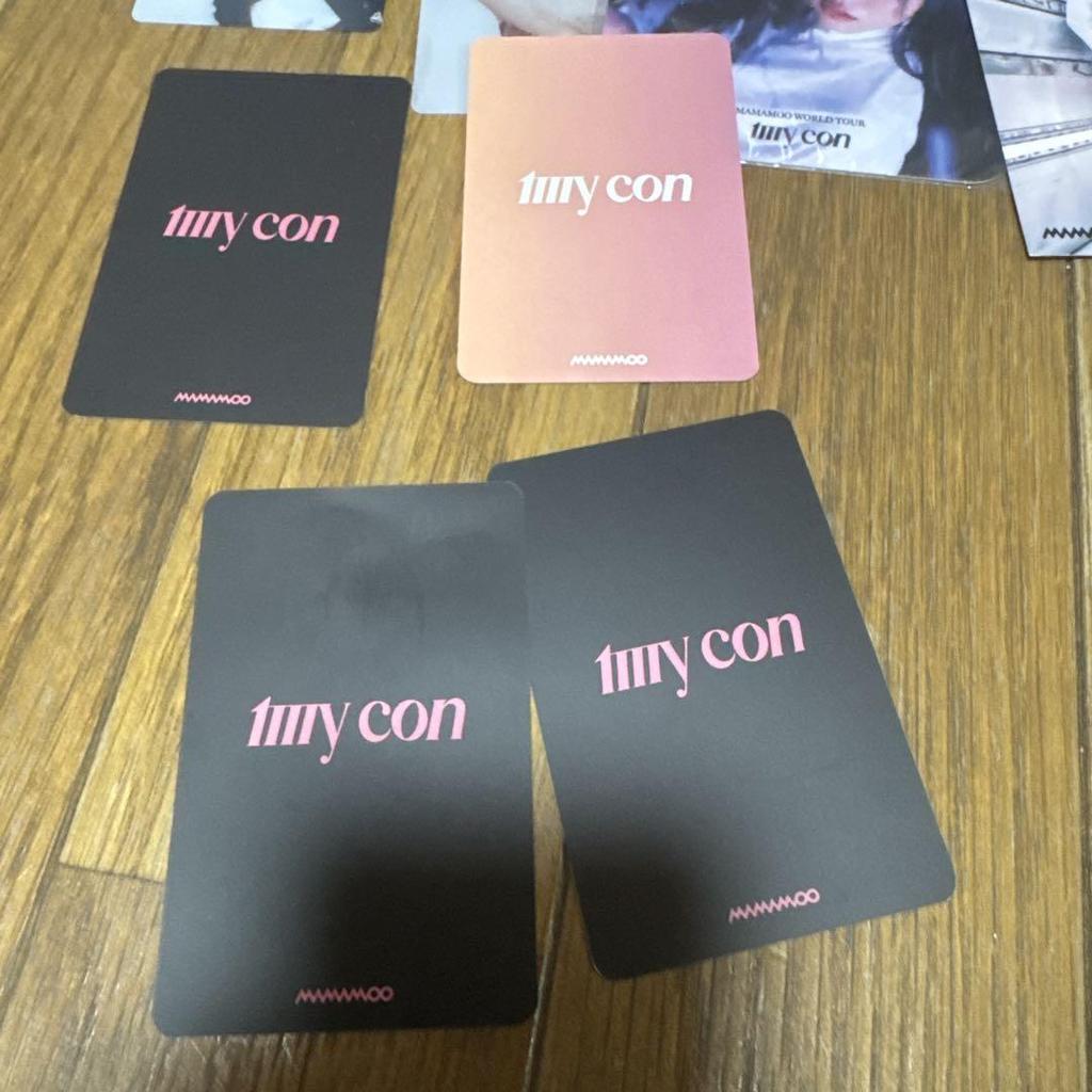 [USED] mamamoo mycon ilcon trading card